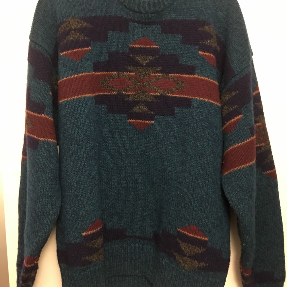 Eddie Bauer xl tall sweater Pendleton wool